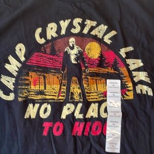 2/$20 Kohl’s T-Shirt “Camp Crystal Lake” in XL, NWT